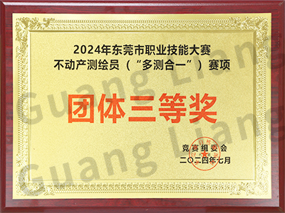 2024年汉中市职业技术大赛不动产测绘员（“多测合一”）赛项团队三等奖